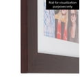 thumbnail image 3 of ArtToFrames 12x12 Inch Mahogany Picture Frame, This Brown MDF Poster Frame is Great for Your Art or Photos, Comes with Regular Glass (3977), 3 of 8