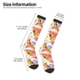 thumbnail image 2 of Fotbe Flowers And Birds Watercolor Calcetas Divertidas Estampadas para Hombre y Mujer, Calcetas de Algodón hasta la Rodilla para Caminar, Correr, Enfermería y Embarazo, 2 of 6