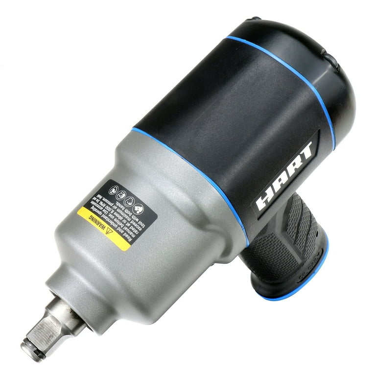 れん☆Hart Fusion HART 1/2 in. Composite Body Air Impact Wrench, Powerful Twin
