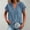 A2 Navy, variant on NMMUED Womens Summer Linen Shirts Cotton Summer Blouses V Neck Ruffle Sleeve Tops for Women Gauze Clothes for Summer Beach Linen Outfits Black L