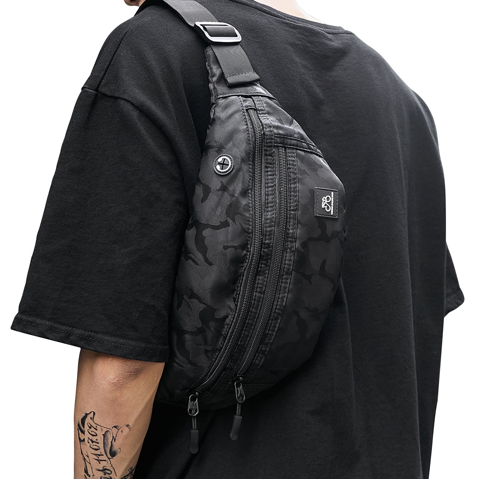 master-piece Synthetic Various Sling Bag in Black for Men Mens Bags Belt Bags waist bags and bumbags 