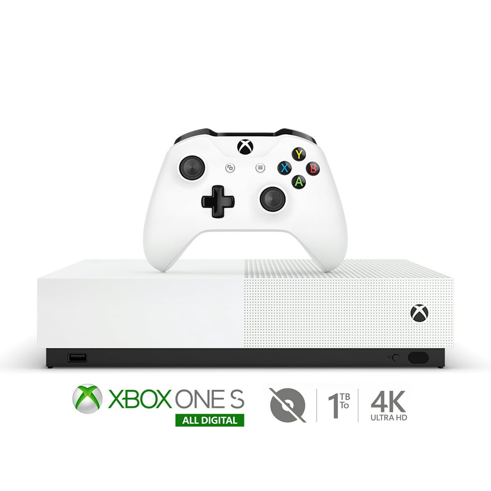 Microsoft Refurbished Xbox One S 1TB AllDigital Edition Console with