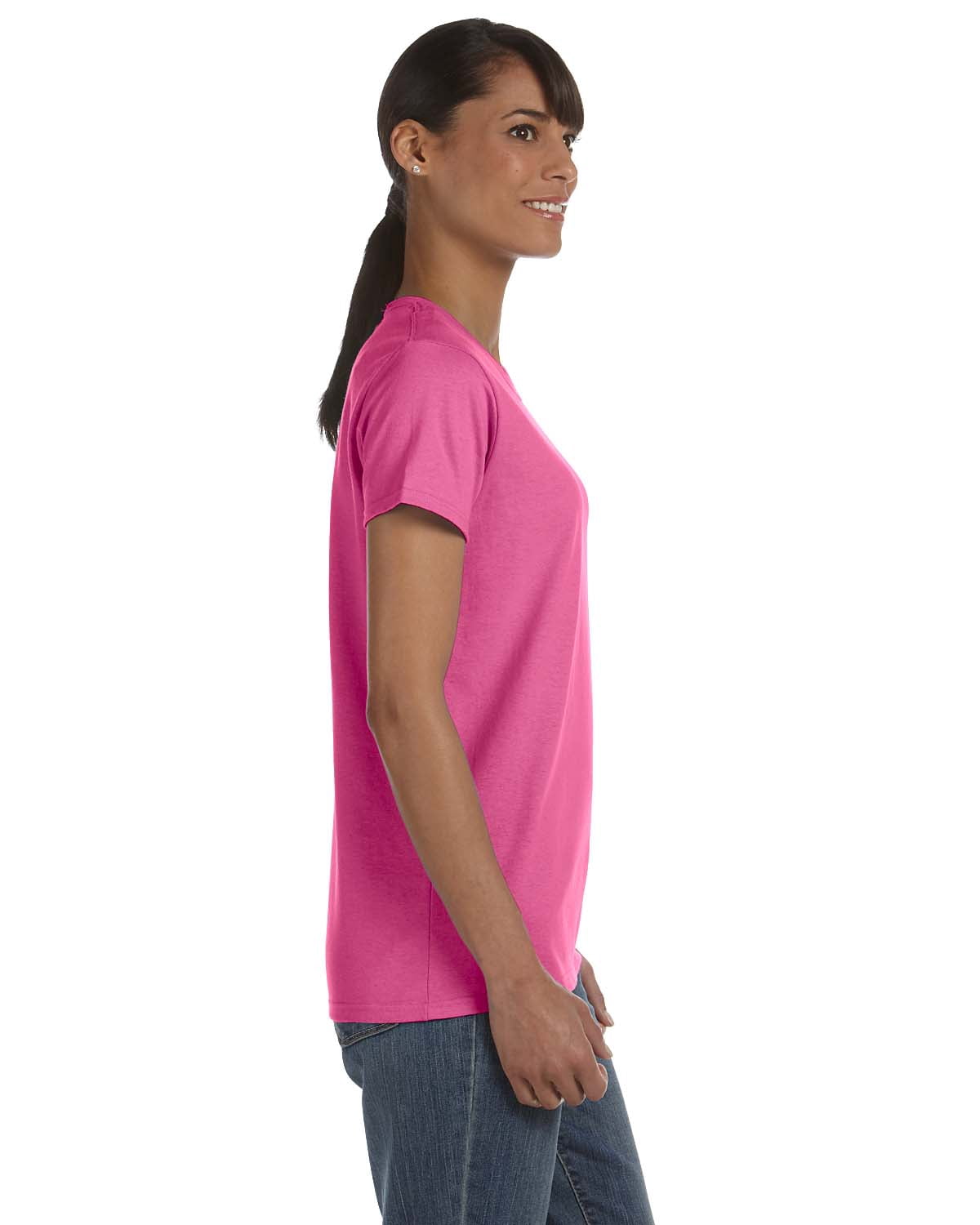 Womens 5.3 oz. Heavy Cotton Missy Fit T-Shirt 5 Pack