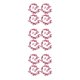thumbnail image 4 of Naiovety Guirnalda de 4 piezas de flores de seda, vid, fácil de limpiar, larga duración, elegante, bajo mantenimiento, rosa oscuro, 135 Type1 NO1, 4 of 6