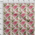 thumbnail image 3 of oneOone Viscose Chiffon Pink Fabric Floral Sewing Material Print Fabric By The Yard 42 Inch Wide-QA, 3 of 4
