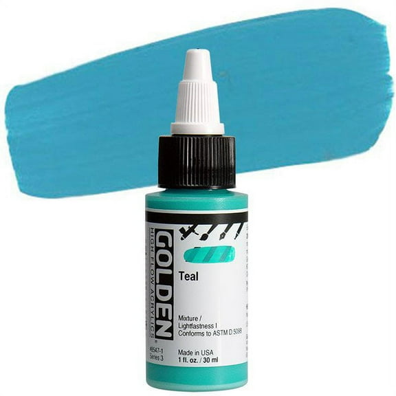 Golden High Flow Acrylics 1 oz., Teal