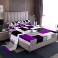 thumbnail image 1 of Erosebridal Geometric Stripe Sheet Set Twin,Rectangle Lines Bedding Sets Twin Size,Patchwork Decor,Breathable,3pcs, 1 of 7