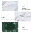 thumbnail image 4 of Haosy 2 Pack Kitchen Wash Cloths with Hanging Loops Absorbent Absorbent Quick Drying Hand Towels, Candy Canes Snow Lanterns, 4 of 7