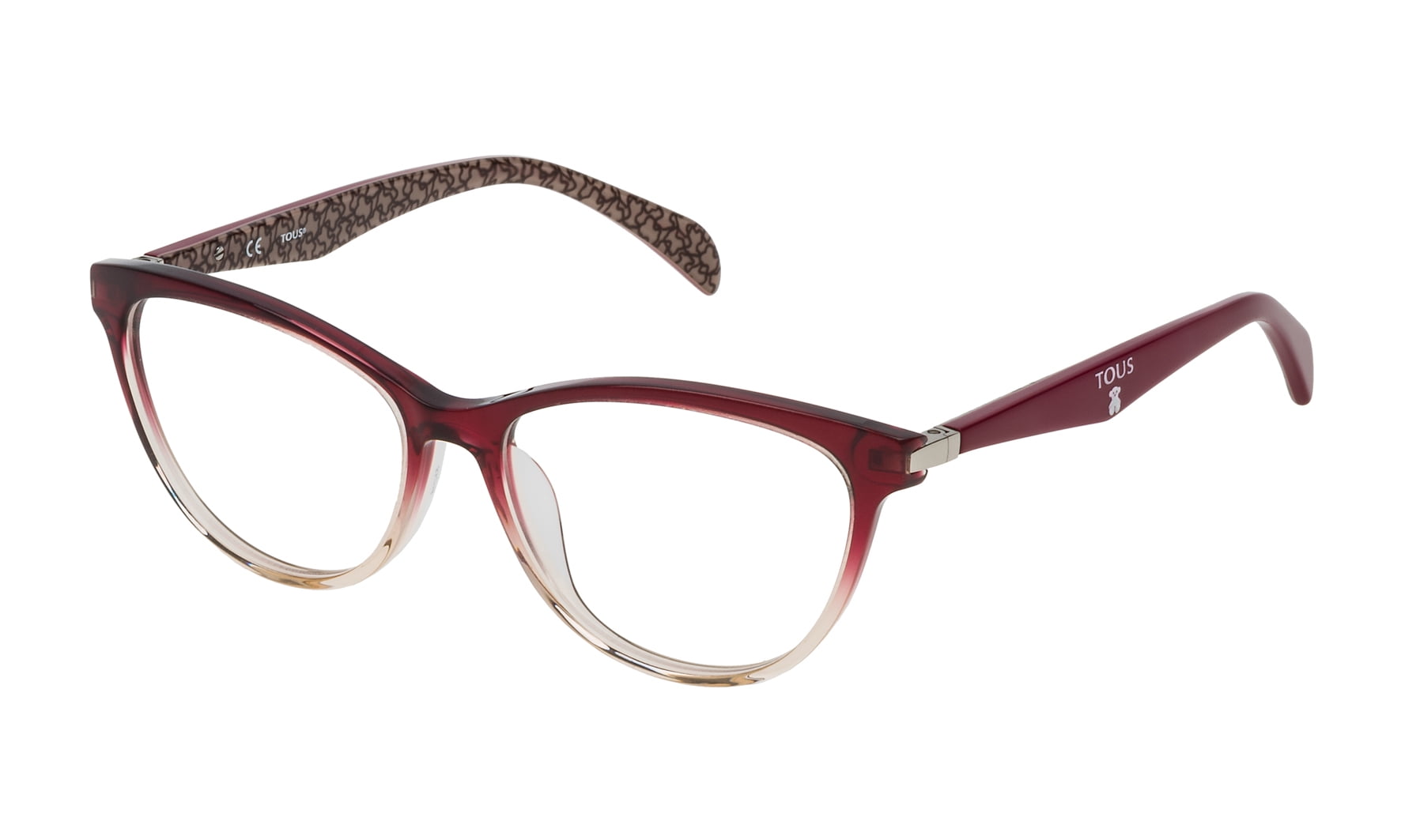 EYEGLASSES FRAME TOUS RED WOMEN VTO9915307MG Walmart Canada
