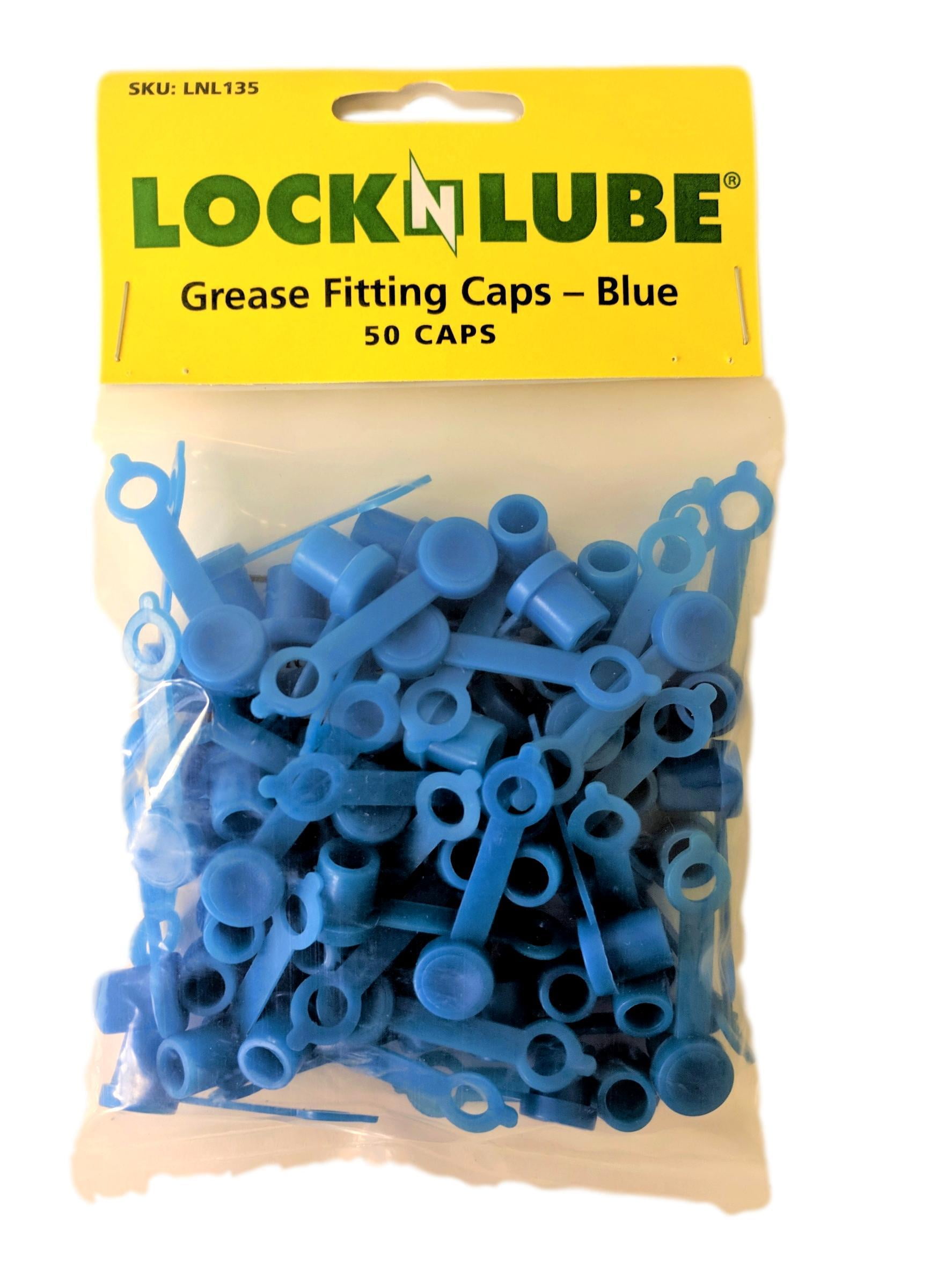 Grease Fitting Caps (50 count) (Blue)