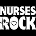 thumbnail image 3 of CafePress - Nurses Rock Women's Dark Pajamas - Women's Short Sleeve Print T-Shirt and Pants Dark Cotton Pajama Set, 3 of 7