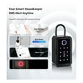 thumbnail image 4 of TTLOCK/Tuya Fingerprint Smart Key Lock Box Safes IP65 Waterproof Password Phone Control Wall Mount Keys Safe Storage Lock Box ,Upgraded Security Combination Lock, 4 of 7