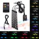 thumbnail image 2 of Luz LED neón para Interior de coche, Lámpara decorativa de ambiente con aplicación de música remota inalámbrica USB, 36, 48 y 72 LED, 2 of 4