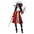 thumbnail image 3 of Costumes California,Captain Hook , Adulte Moyen, Rouge/blanc, 3 of 3
