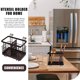 thumbnail image 5 of VERDANVERSE Iron Cutlery Holder for Home Kitchen with Drain Holes and Elegant Coffee Finish, 5 of 6
