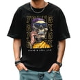 thumbnail image 2 of Oversized Men's T Shirt Summer New Trendy Fashion Sweatshirt Round Neck Pattern Tee 5XL, 2 of 4