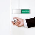 thumbnail image 2 of FRCOLOR occupied sign Privacy Sign for Office Use Acrylic Indicator Sign for Door Status Suitable for Office Restroom Conference Room 2 Pcs,7.01"X1.97"X0.59", 2 of 5