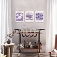 thumbnail image 2 of Van Gogh Canvas Wall Art Set Of 3  Purple Lavender Flower Market Decor Paintings Picasso Butterfly Aesthetic Posters Prints Room For Teen Dorm Bedroom Bathroom 12x16in Framed, 2 of 8