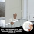 thumbnail image 4 of Rubber Door Stopper Wedge Door Stoppers for Bottom of Door with Holder Sturdy Stackable Doorstop Wall Protector Brown, 4 of 6