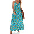 thumbnail image 1 of Vestido sin mangas Tacos y Burritos vestido de fiesta elegante para mujer 2024 vestidos de verano Vestidos de noche, 1 of 7
