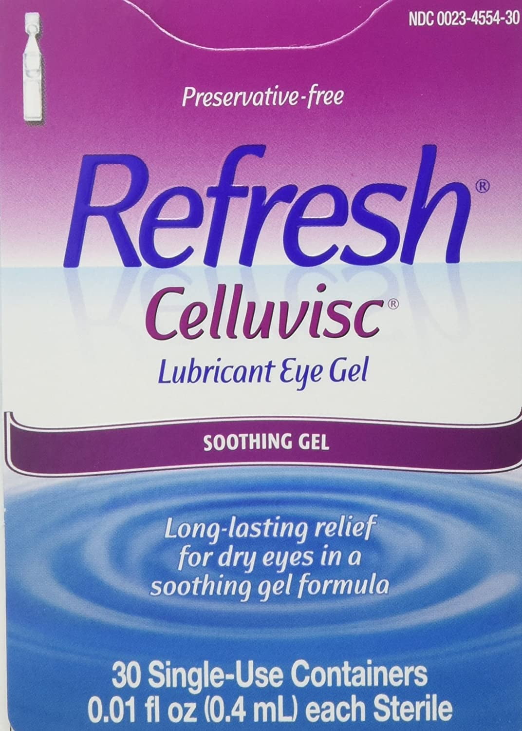 REFRESH CELLUVISC Lubricant Eye Gel Single-Use Containers 30 ea (Pack ...