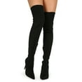 thumbnail image 2 of New Women Liliana Gisele-7 Thigh High Pointy Toe Stiletto Boot, 2 of 4