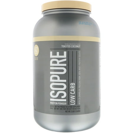 Nature s Best  IsoPure  Low Carb  Protein Powder  Toasted Coconut  3 lb  1 36