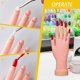 thumbnail image 3 of 1 paquete de práctica de arte de uñas, herramienta de entrenamiento para entrenamiento, maniquí falso móvil Flexible, herramienta de manicura para manos derechas JM, 3 of 5