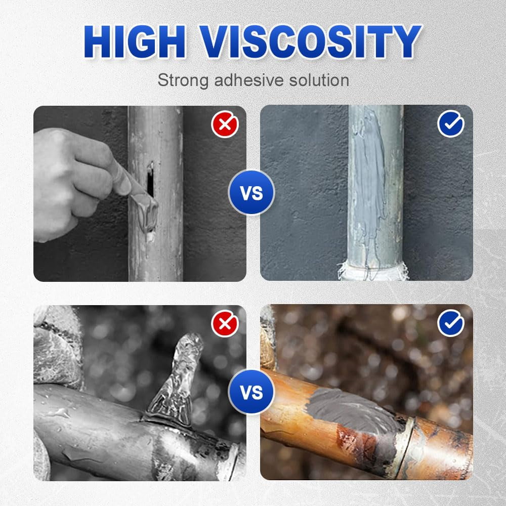 Metal Foundry Glue Set | 2026 Upgraded Metal Resistant Casting Repair Glue for All Surfaces, 85ml Premium Liquid Welding Filler