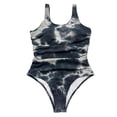 thumbnail image 4 of Royisotas Women's One Piece Swimsuits Plus Size Tummy Control Ribbed Scoop Neck Bathing Suit Summer Beach 2026, 4 of 9