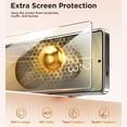 thumbnail image 4 of Dteck Magnetic Case Compatible with Samsung Galaxy S25+,Compatible with MagSafe Full Camera Protection Screen Protector Shockproof Plating TPU Clear Phone Cover for Galaxy S25 Plus,Silver, 4 of 8