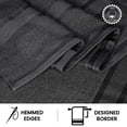 thumbnail image 4 of Casa Lino 4Pc Premium Bath Towel Set (1 Bath Towel, 2 Washcloths, 1 Hand Towel) - 100% Cotton, 400GSM & Ultra Absorbent (Smokey Grey), 4 of 6