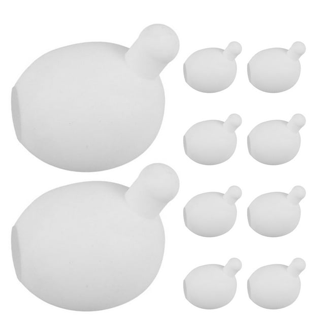 HONMEET 10Pack Round White Bubble Insert Toy for Squeeze Fun and Outdoor Activities