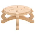 thumbnail image 2 of Durable Wood Plant Stand for Kids Use with Rustic Style and Stable Structure Khaki 5.5 Inches, 2 of 5