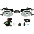 thumbnail image 5 of Pair Clear Lens Front Bumper Driving Fog Lights Lamps with Switch Replacement for Honda Civic Coupe 2006-2008, 5 of 9