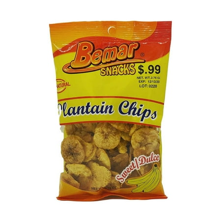 Bemar Snacks Plantain Chips Sweet