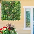 thumbnail image 6 of Troglfold fake plant for wall Artificial Boxwood Panels Topiary Hedge Wall Decoration Grass Mats,19.69"X19.69"X2.36", 6 of 10