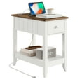 thumbnail image 5 of HOOBRO Side Table with Charging Station, Sofa Table with Drawer, End Table with Lift-Top Door,with 2 AC Outlets and 2 USB Ports, for Bedroom, Living Room, Office WH274UBZ01, 5 of 10