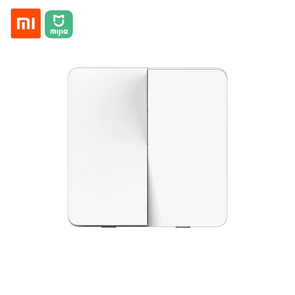 Xiaomi Mijia Wall Switch Compatible with Traditional and Smart Lights Single and Dual Control Wall Switch For Mijia Yeelight LED Ceiling Light 250V