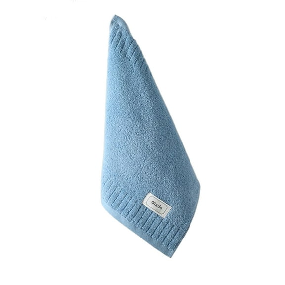 Gixdo Hand towels, Soft and Absorbent Small Towels for Bathroom, Blue