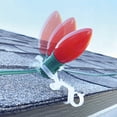 thumbnail image 3 of Multi-Directional Gutter/Shingle Christmas Light Clips, Clear, 50 Count, by Holiday Time, 3 of 13