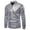 Silver, variant on Mens Zip Up Sequin Lightweight Shiny Clubwear Bomber Jacket