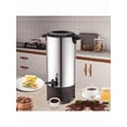 thumbnail image 1 of Coffee Urn, 100 Cup 15 L Hot Beverage Dispenser With Dripless Faucet, Quick-Brewing Stainless Steel Large Commercial Coffee Maker, For Catering, Business, Party, Church & Restaurant, 1 of 10