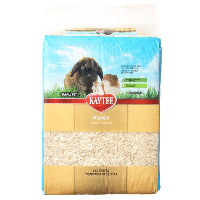 Kaytee Aspen Small Pet Bedding & Litter 1 Bail (2 Cu. Ft. Expands to