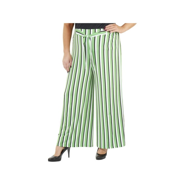 plus striped pants