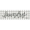 thumbnail image 2 of Imperfect Dust 14x7 Black Ornate Wood Framed with Double Matting Museum Art Print Titled - Buffalo Plaid Laundry, 2 of 4
