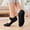 Black, variant on Non-Slip Women No-Show Socks Cotton Invisible Liner with Grips Coffee