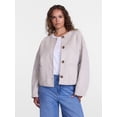 thumbnail image 2 of Scenario Women's Double Faced Faux Wool Jacket, Sizes XS-XXXL, 2 of 7