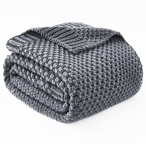 Manta pesada tejida Topcee de 3,2 kg, 130 x 150 cm, refrescante