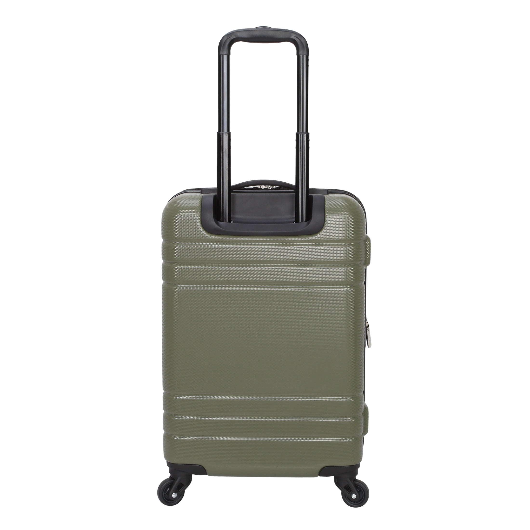 Protege 3-Piece Hardside Luggage Set With 360 Spinner Wheels and Divider Pockets, Includes Carry-On and 2 Packing Cubes, Sage
